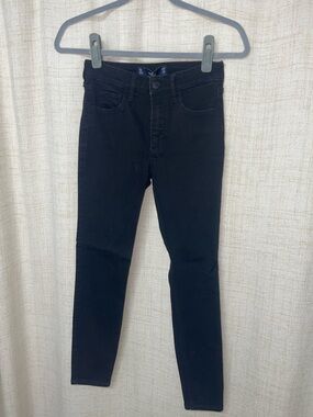 Hollister Black High-Rise Super Skinny Jeans
